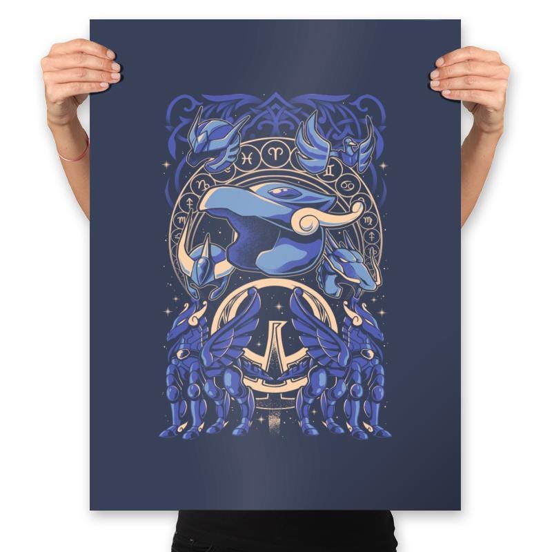 Blue Seiya - Prints Posters RIPT Apparel 18x24 / Navy