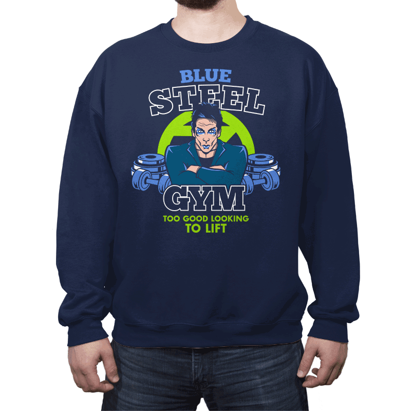 Blue Steel Gym - Crew Neck Crew Neck RIPT Apparel