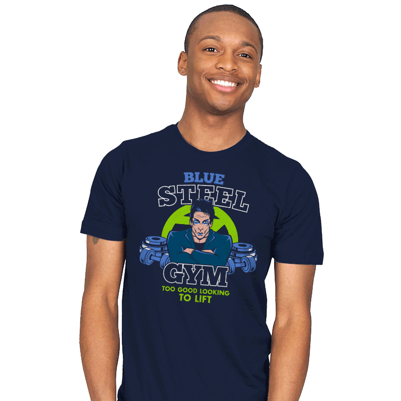 Blue Steel Gym - Mens T-Shirts RIPT Apparel