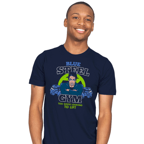 Blue Steel Gym - Mens T-Shirts RIPT Apparel
