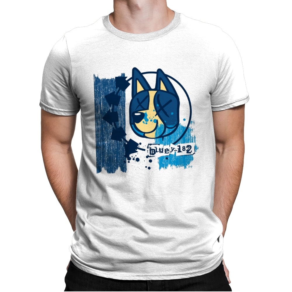 Bluey 182 - Mens Premium T-Shirts RIPT Apparel Small / White