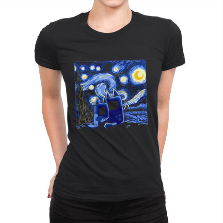 Bluey, Bluey Night - Womens Premium T-Shirts RIPT Apparel Small / Black
