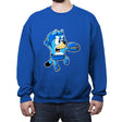 Bluey Bomber - Crew Neck Sweatshirt Crew Neck Sweatshirt RIPT Apparel Small / Royal