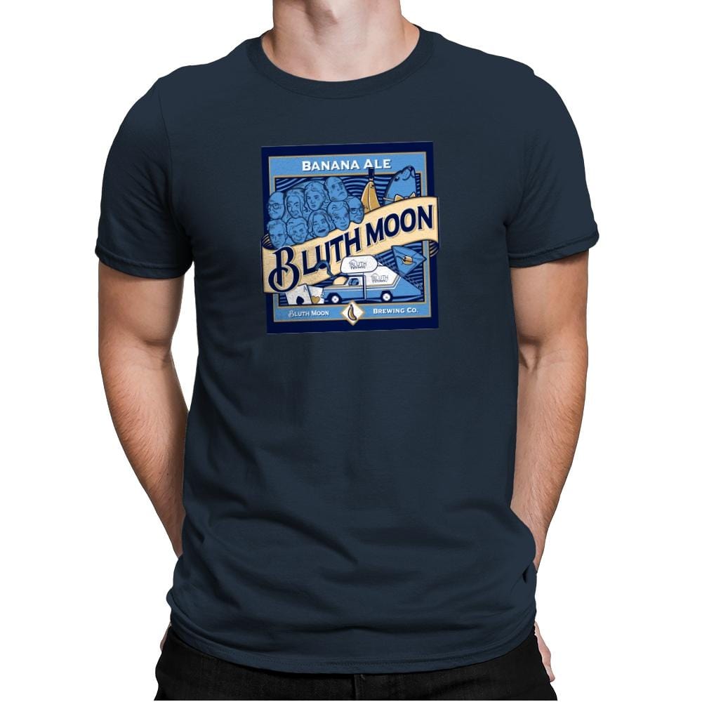 Bluth Moon Exclusive - Mens Premium T-Shirts RIPT Apparel Small / Indigo