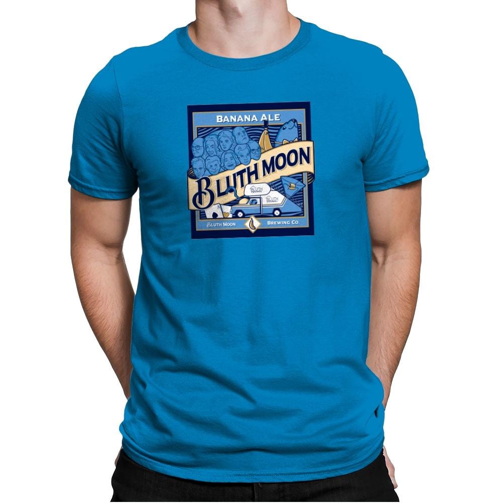 Bluth Moon Exclusive - Mens Premium T-Shirts RIPT Apparel Small / Turqouise