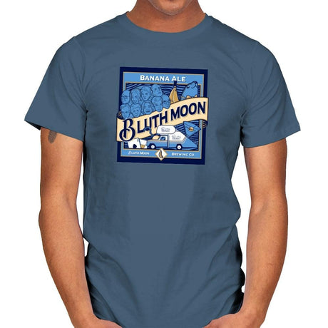 Bluth Moon Exclusive - Mens T-Shirts RIPT Apparel Small / Indigo Blue