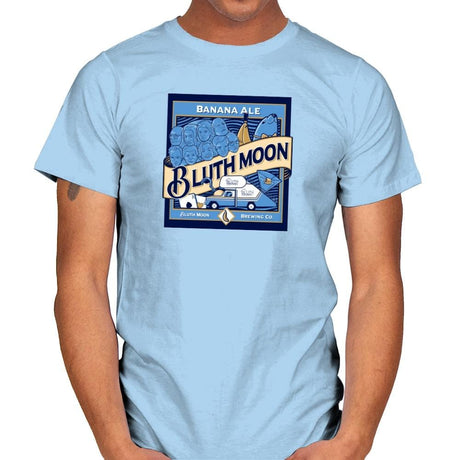 Bluth Moon Exclusive - Mens T-Shirts RIPT Apparel Small / Light Blue