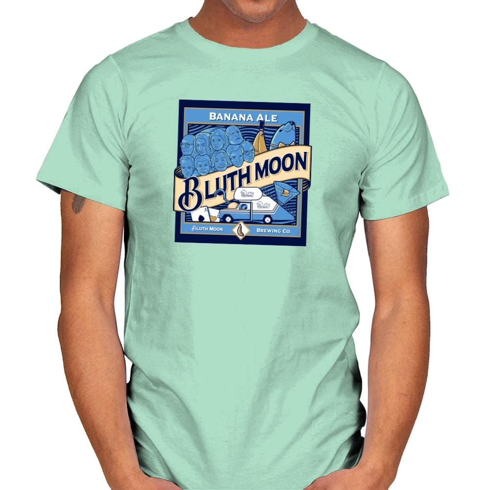Bluth Moon Exclusive - Mens T-Shirts RIPT Apparel Small / Mint Green