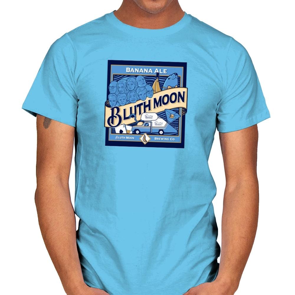 Bluth Moon Exclusive - Mens T-Shirts RIPT Apparel Small / Sky