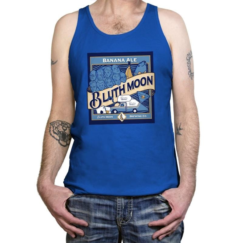 Bluth Moon Exclusive - Tanktop Tanktop RIPT Apparel X-Small / True Royal