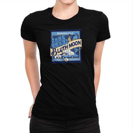 Bluth Moon Exclusive - Womens Premium T-Shirts RIPT Apparel Small / Indigo