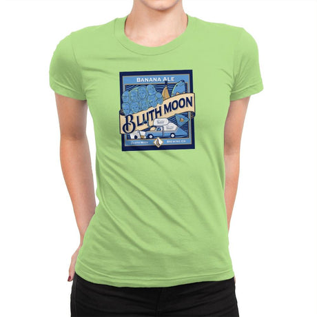 Bluth Moon Exclusive - Womens Premium T-Shirts RIPT Apparel Small / Mint