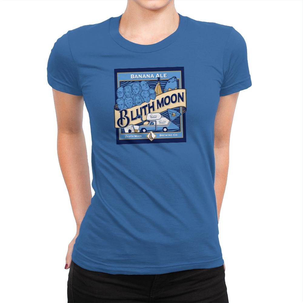 Bluth Moon Exclusive - Womens Premium T-Shirts RIPT Apparel Small / Royal