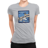 Bluth Moon Exclusive - Womens Premium T-Shirts RIPT Apparel Small / Silver