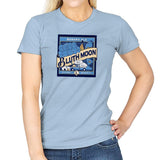 Bluth Moon Exclusive - Womens T-Shirts RIPT Apparel Small / Light Blue