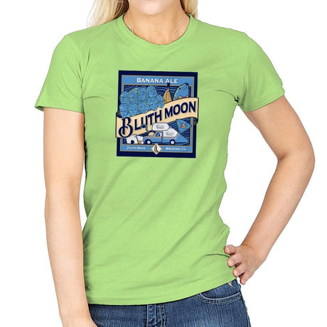 Bluth Moon Exclusive - Womens T-Shirts RIPT Apparel Small / Mint Green