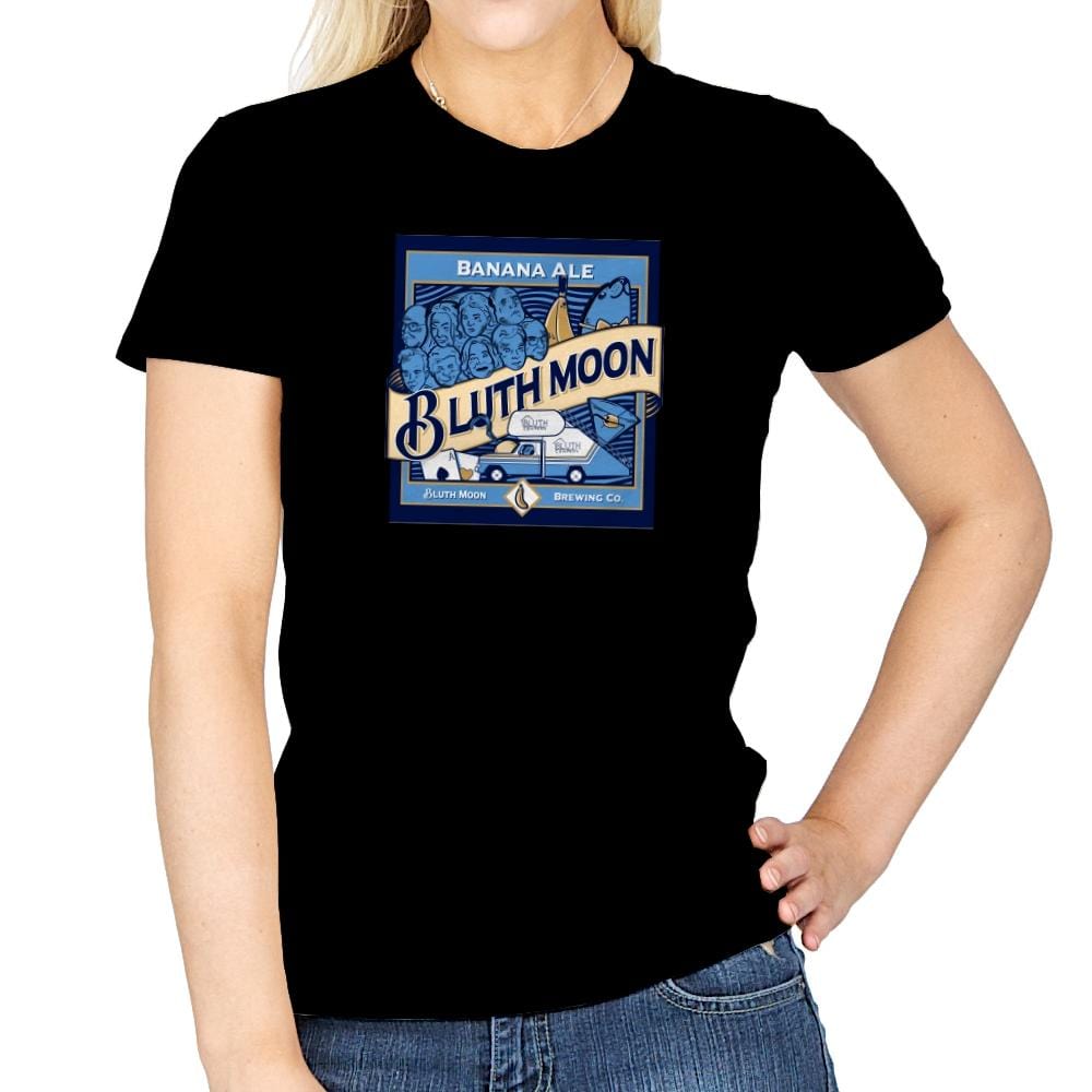 Bluth Moon Exclusive - Womens T-Shirts RIPT Apparel Small / Navy