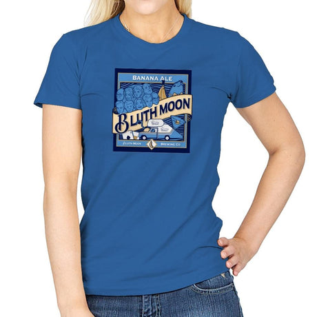 Bluth Moon Exclusive - Womens T-Shirts RIPT Apparel Small / Royal