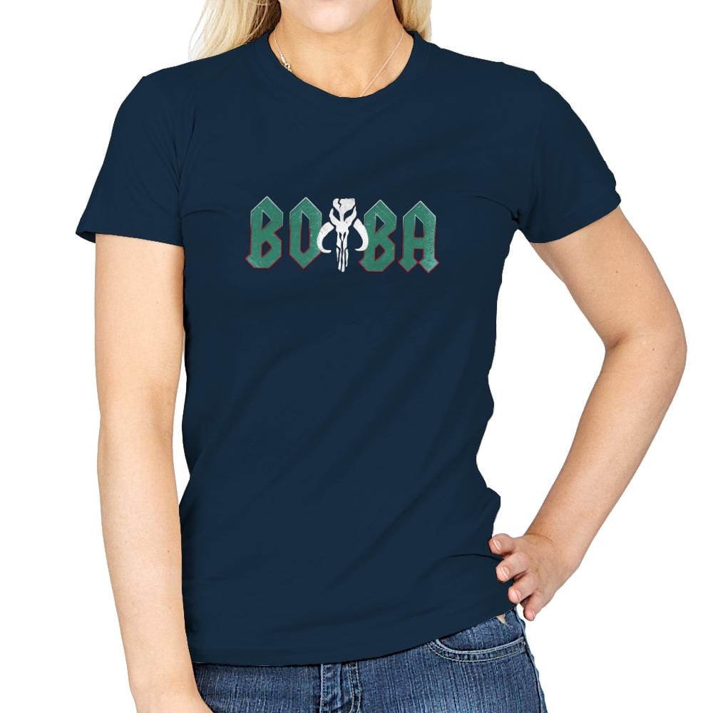 BO BA - Womens T-Shirts RIPT Apparel Small / Navy