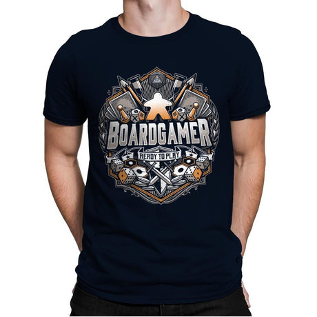 Board Gamer - Mens Premium T-Shirts RIPT Apparel Small / Midnight Navy