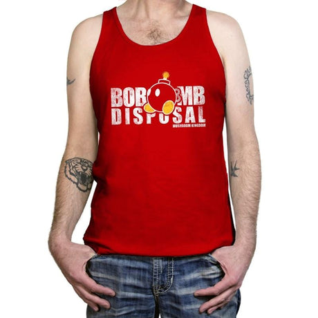 Bob-omb Disposal Exclusive - Tanktop Tanktop RIPT Apparel X-Small / Red