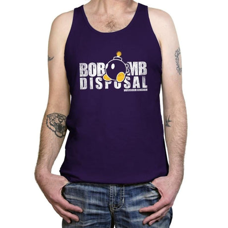 Bob-omb Disposal Exclusive - Tanktop Tanktop RIPT Apparel X-Small / Team Purple