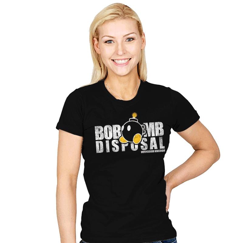 Bob-omb Disposal - Womens T-Shirts RIPT Apparel