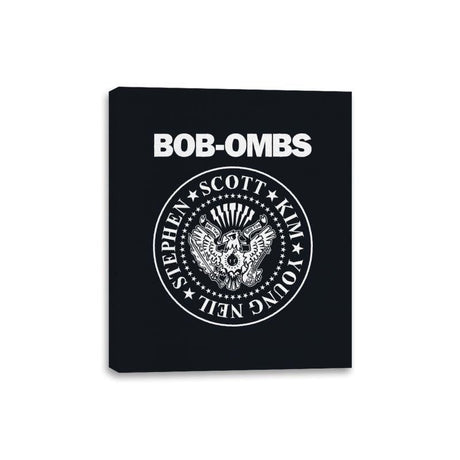 Bob-Ombs - Canvas Wraps Canvas Wraps RIPT Apparel 8x10 / Black