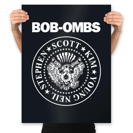 Bob-Ombs - Prints Posters RIPT Apparel 18x24 / Black