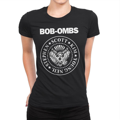 Bob-Ombs - Womens Premium T-Shirts RIPT Apparel Small / Black