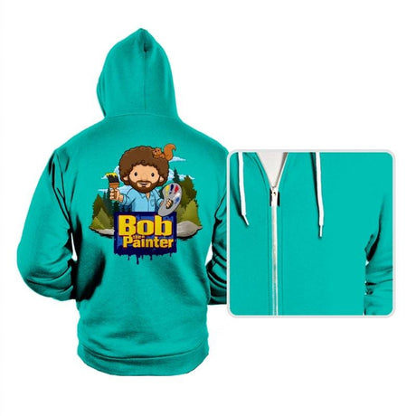 Bob The Painter - Hoodies Hoodies RIPT Apparel Small / Teal