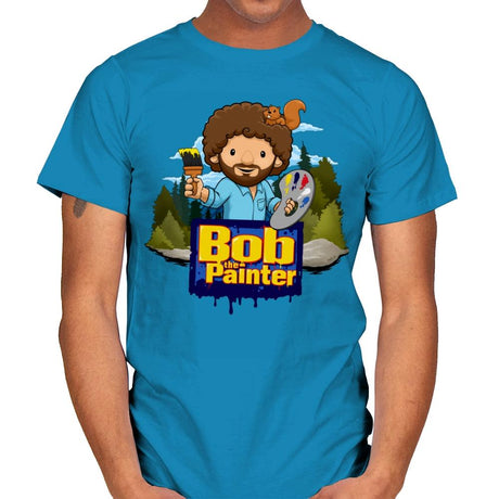 Bob The Painter - Mens T-Shirts RIPT Apparel Small / Sapphire