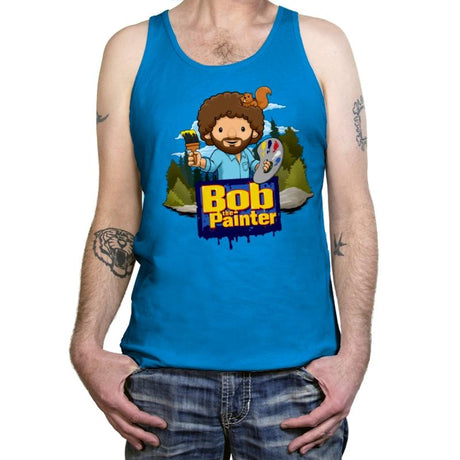 Bob The Painter - Tanktop Tanktop RIPT Apparel X-Small / Teal