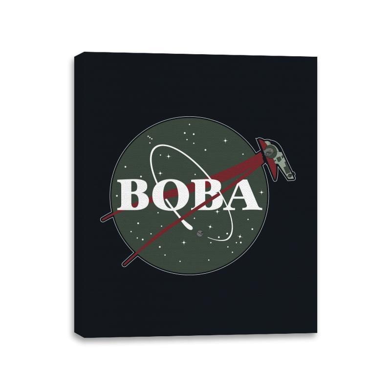BOBA - Canvas Wraps Canvas Wraps RIPT Apparel 11x14 / Black