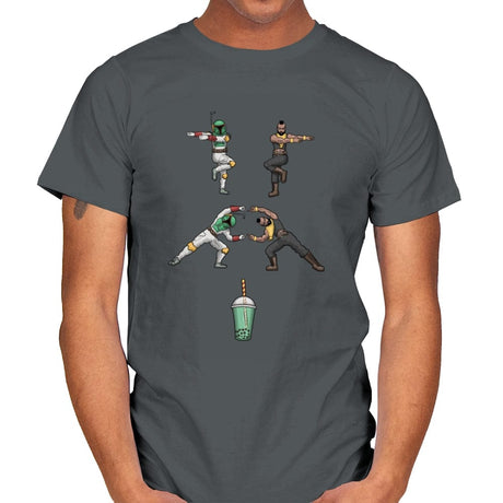 Boba T - Mens T-Shirts RIPT Apparel Small / Charcoal
