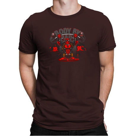Body by Wade Exclusive - Mens Premium T-Shirts RIPT Apparel Small / Dark Chocolate