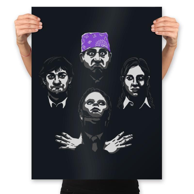 Bohemian Office - Shirt Club - Prints Posters RIPT Apparel 18x24 / Black
