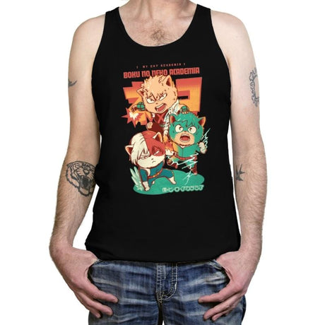 Boku No Neko Academia - Tanktop Tanktop RIPT Apparel X-Small / Black