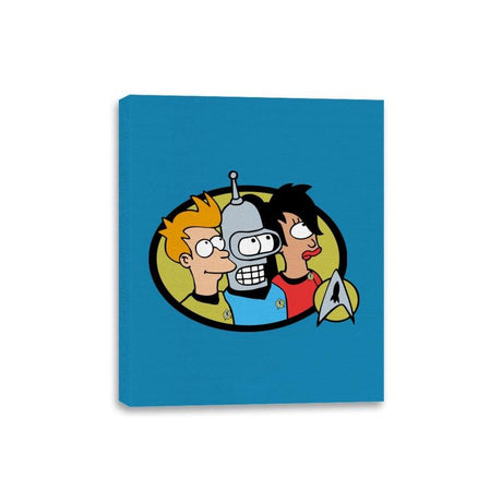 Boldly Go Maybe - Canvas Wraps Canvas Wraps RIPT Apparel 8x10 / Sapphire