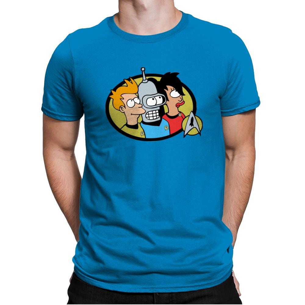 Boldly Go Maybe - Mens Premium T-Shirts RIPT Apparel Small / Turqouise