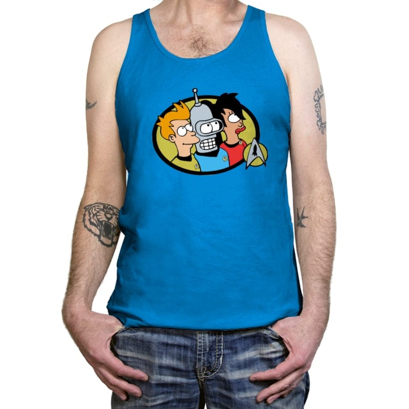 Boldly Go Maybe - Tanktop Tanktop RIPT Apparel X-Small / Teal