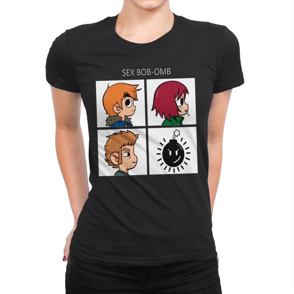 Bom-Ombs - Womens Premium T-Shirts RIPT Apparel Small / Black