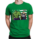 Bombs Over Asgard - Best Seller - Mens Premium T-Shirts RIPT Apparel Small / Kelly Green