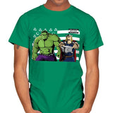 Bombs Over Asgard - Best Seller - Mens T-Shirts RIPT Apparel Small / Kelly Green