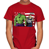 Bombs Over Asgard - Best Seller - Mens T-Shirts RIPT Apparel Small / Red