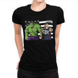 Bombs Over Asgard - Best Seller - Womens Premium T-Shirts RIPT Apparel Small / Indigo