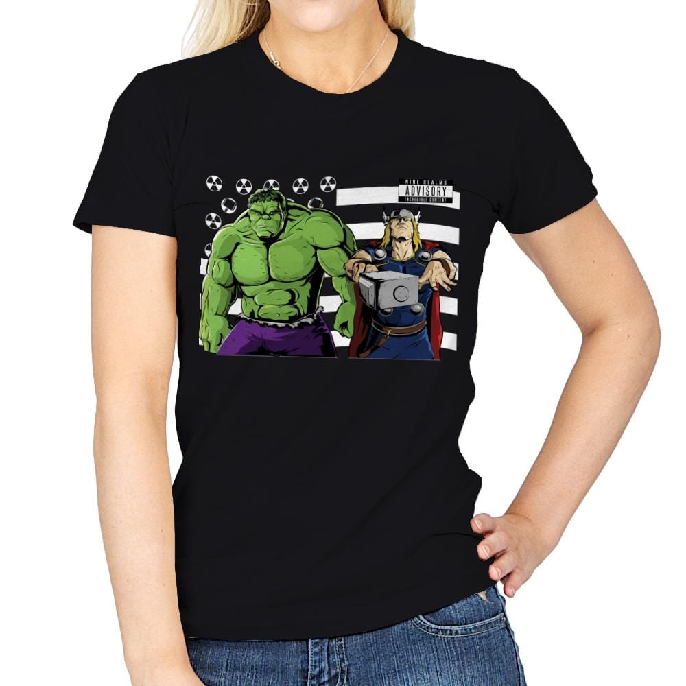 Bombs Over Asgard - Best Seller - Womens T-Shirts RIPT Apparel Small / Black