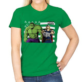 Bombs Over Asgard - Best Seller - Womens T-Shirts RIPT Apparel Small / Irish Green