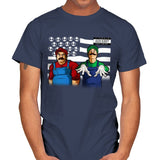 Bombs Over Koopas - Best Seller - Mens T-Shirts RIPT Apparel Small / Navy