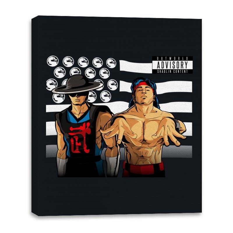 Bombs Over Outworld  - Canvas Wraps Canvas Wraps RIPT Apparel 16x20 / Black